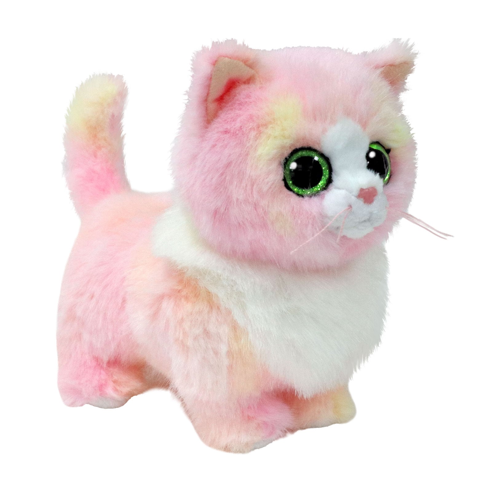 Дитяча м'яка іграшка TY Beanie Babies Рожева кішка Леді, 15 см (37409)